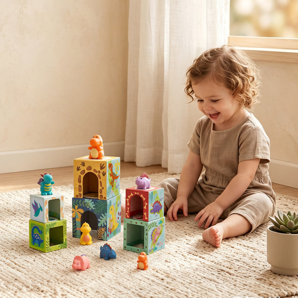 Dinosaur Nesting Boxes