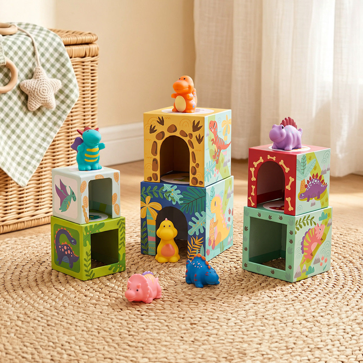 Dinosaur Nesting Boxes