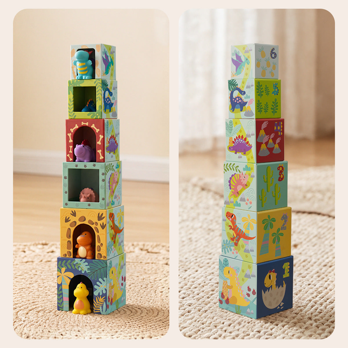 Dinosaur Nesting Boxes