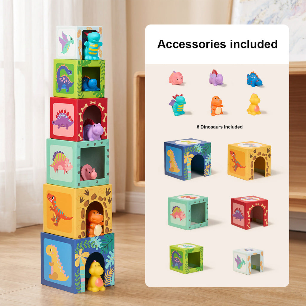 Dinosaur Nesting Boxes