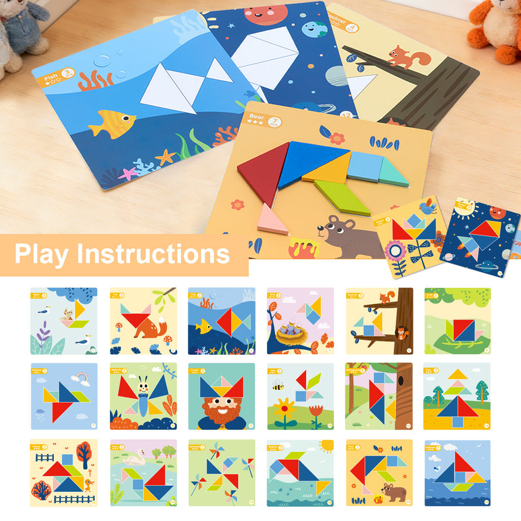 Magnetic Tangram Set