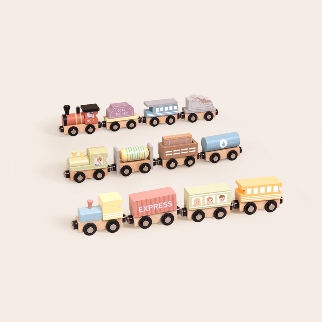 Wooden Train Set
