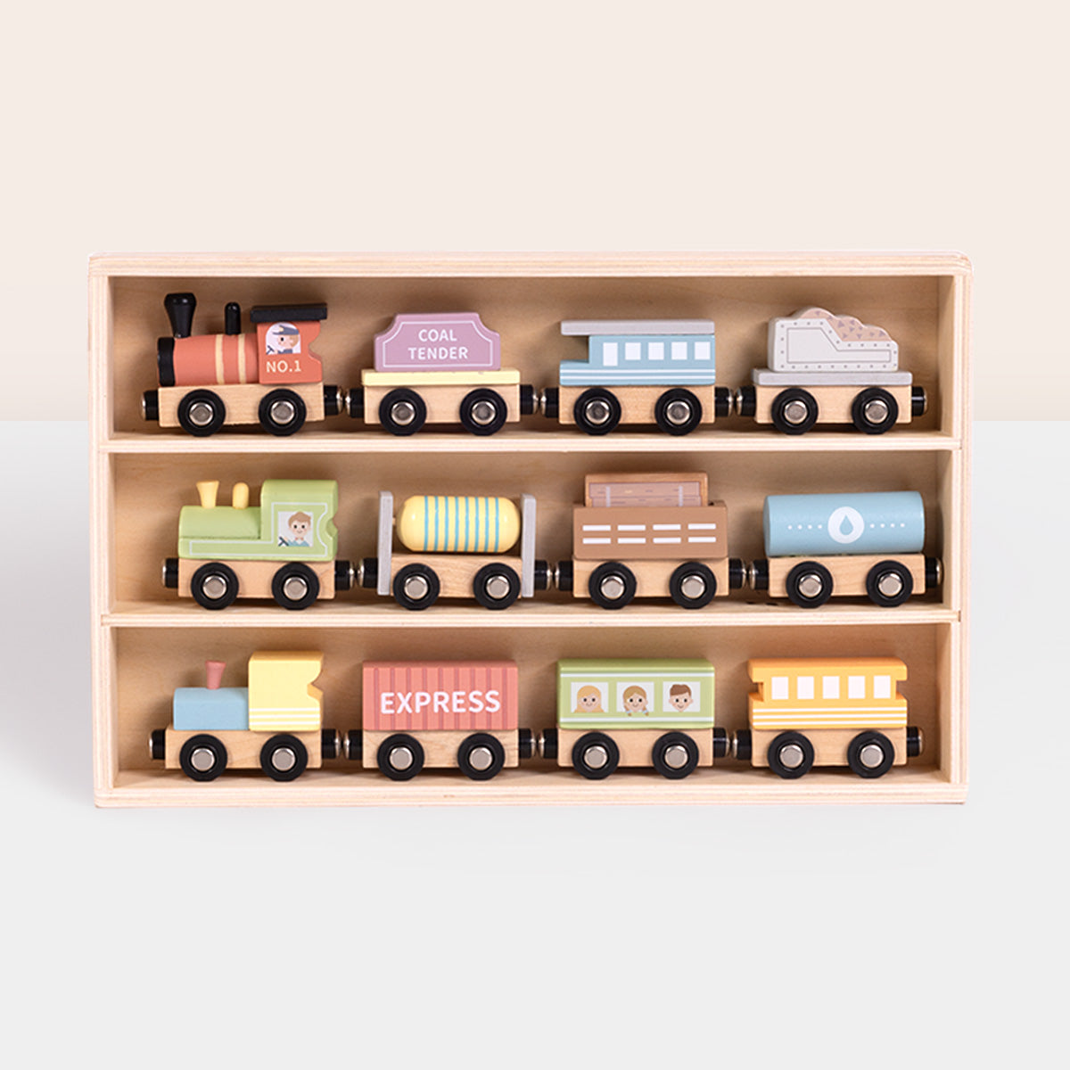 Wooden Train Set