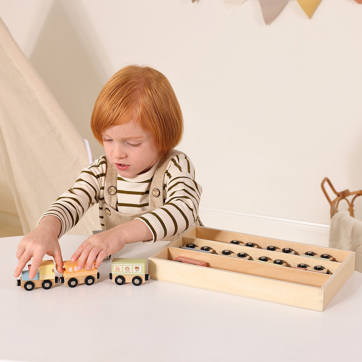 Wooden Train Set