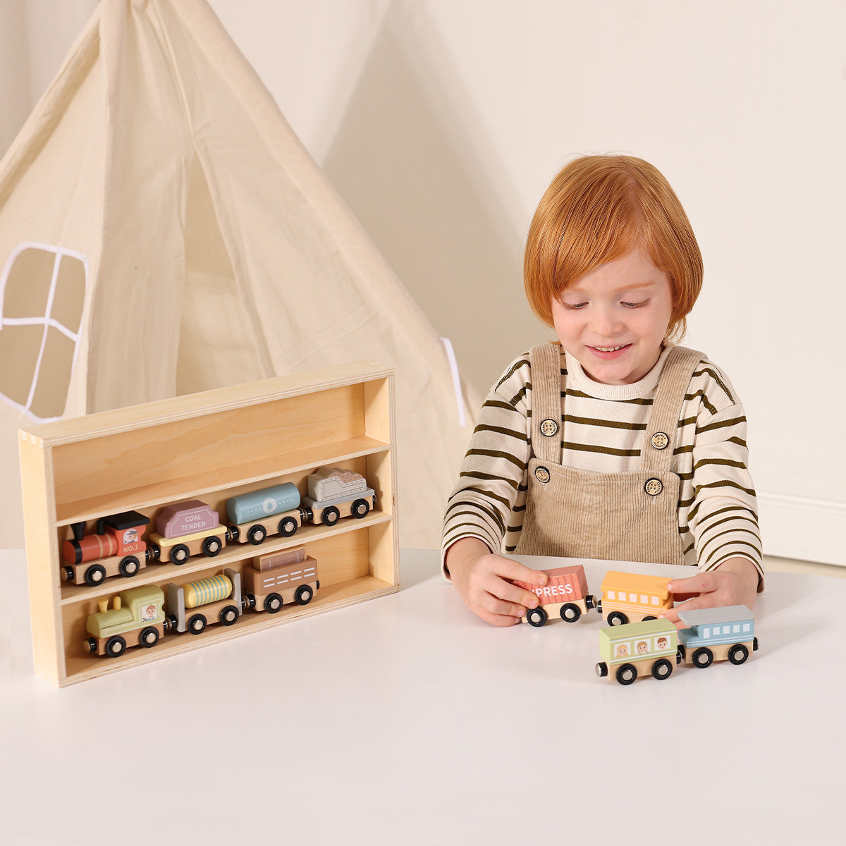 Wooden Train Set