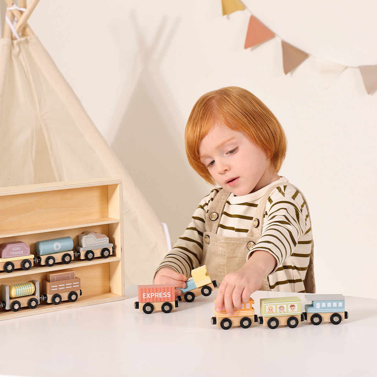 Wooden Train Set
