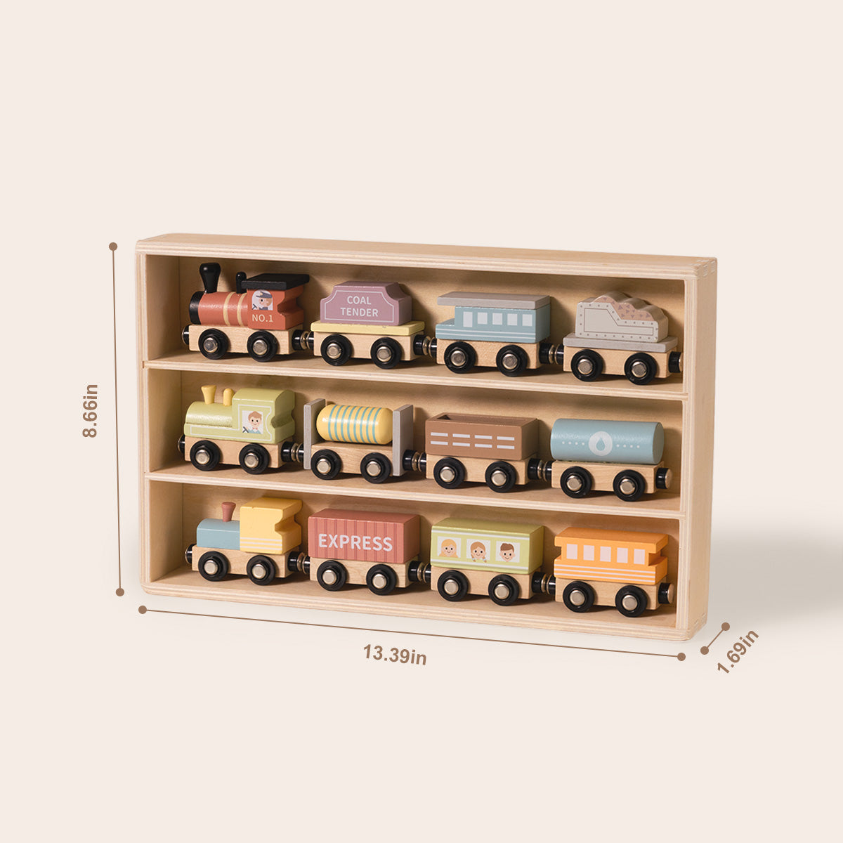 Wooden Train Set