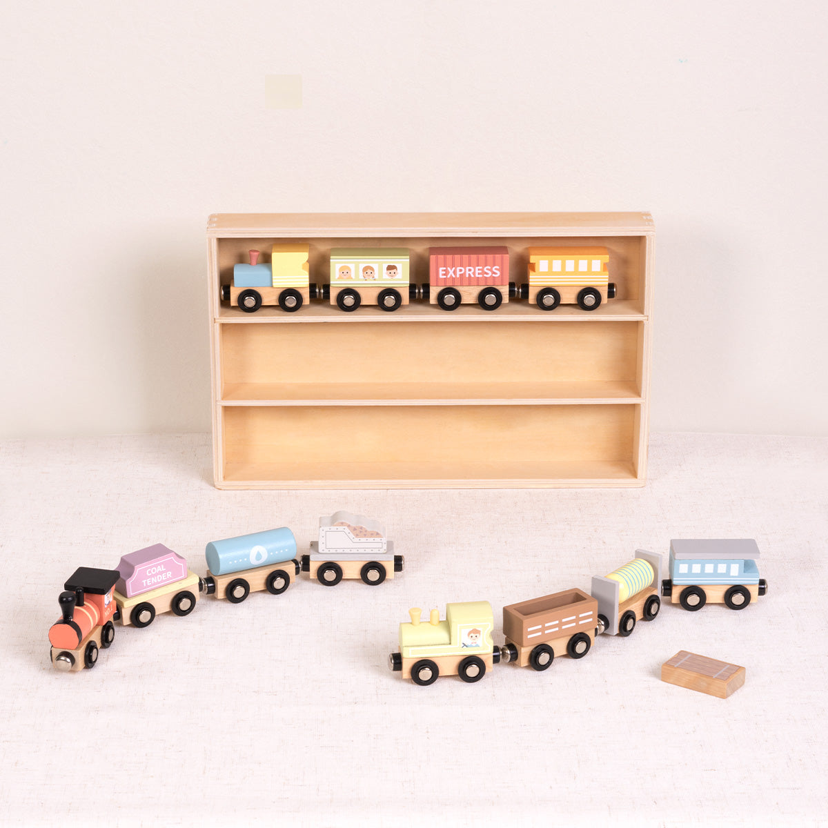 Wooden Train Set