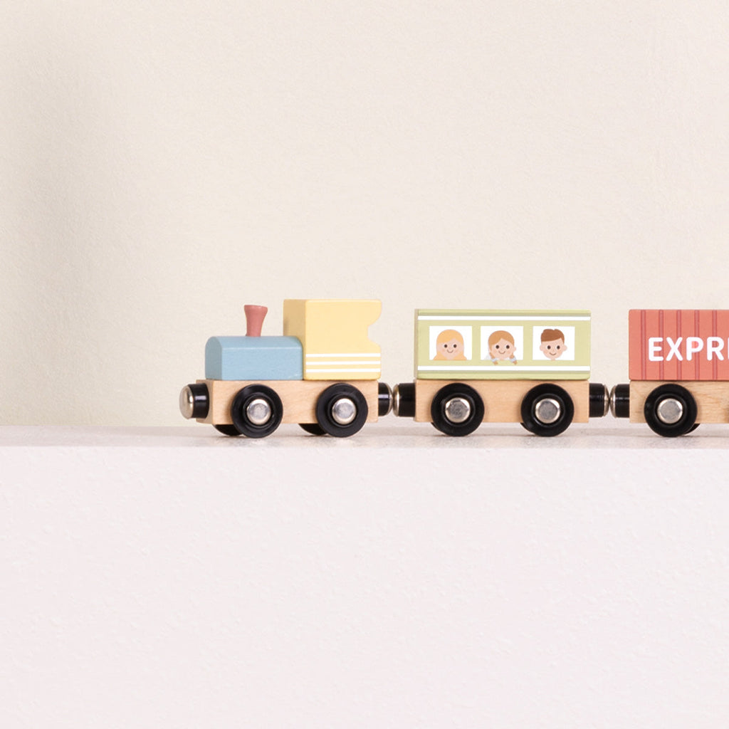 Wooden Train Set