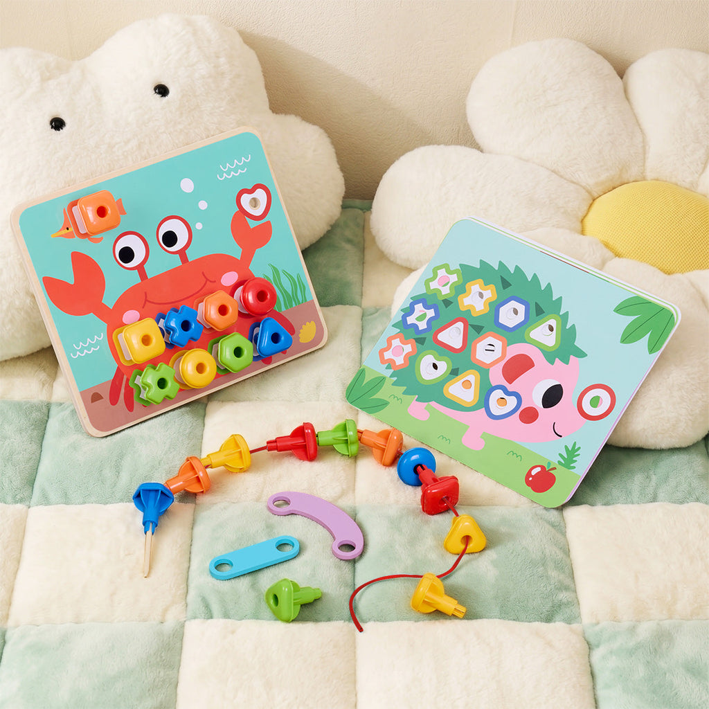 Rainbow Stacking Pegs